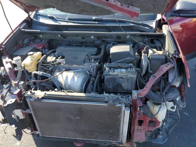 JTMBFREV2JD225255 - 2018 TOYOTA RAV4 LE Қызыл фото 12