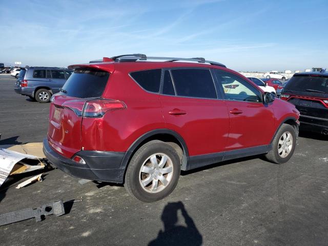 JTMBFREV2JD225255 - 2018 TOYOTA RAV4 LE Қызыл фото 3