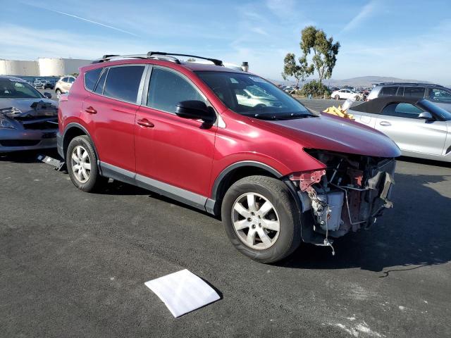 JTMBFREV2JD225255 - 2018 TOYOTA RAV4 LE Қызыл фото 4