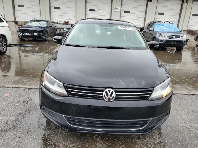 3VWLL7AJXEM378607 - 2014 VOLKSWAGEN JETTA TDI BLACK photo 5