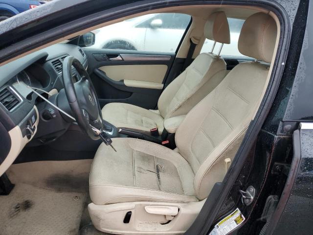 3VWLL7AJXEM378607 - 2014 VOLKSWAGEN JETTA TDI BLACK photo 7