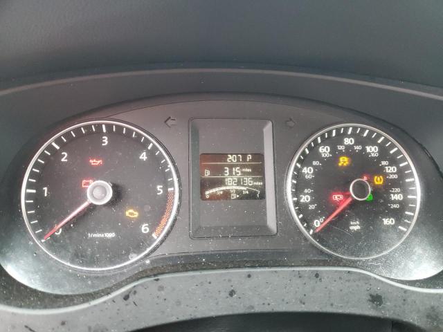 3VWLL7AJXEM378607 - 2014 VOLKSWAGEN JETTA TDI BLACK photo 9