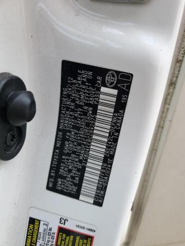 2T1BU4EE8CC842975 - 2012 TOYOTA COROLLA BASE 白色 照片 12