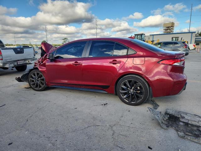 5YFS4MCE6PP143594 - 2023 TOYOTA COROLLA SE Бордовий фото 2