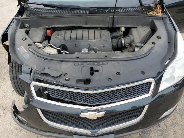 1GNKRGED5BJ207913 - 2011 CHEVROLET TRAVERSE LT BLACK photo 12