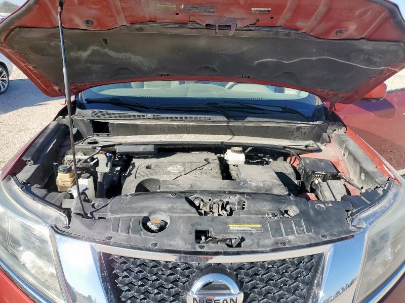 5N1AR2MM6FC671968 - 2015 NISSAN PATHFINDER S RED photo 12