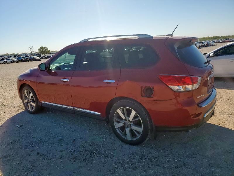 5N1AR2MM6FC671968 - 2015 NISSAN PATHFINDER S RED photo 2