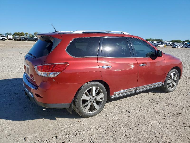 5N1AR2MM6FC671968 - 2015 NISSAN PATHFINDER S RED photo 3