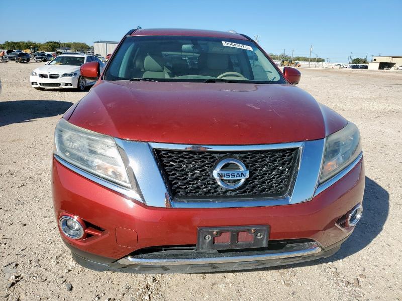 5N1AR2MM6FC671968 - 2015 NISSAN PATHFINDER S RED photo 5