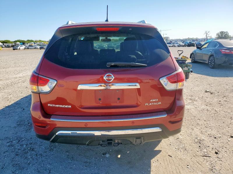 5N1AR2MM6FC671968 - 2015 NISSAN PATHFINDER S RED photo 6