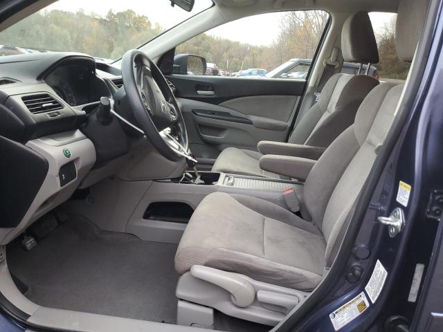 5J6RM4H51CL075421 - 2012 HONDA CR-V EX BLUE photo 7