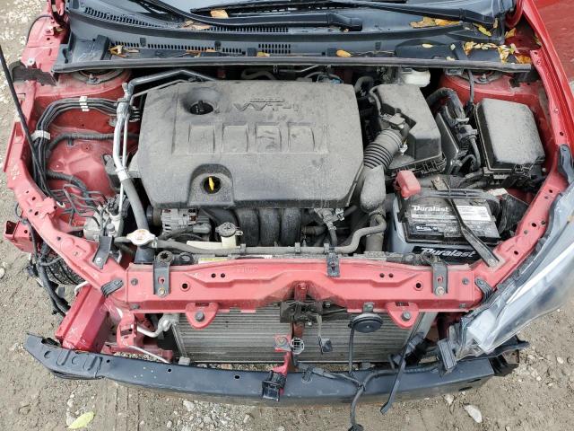 2T1BURHE3JC996435 - 2018 TOYOTA COROLLA L Kırmızı fotoğraf 11