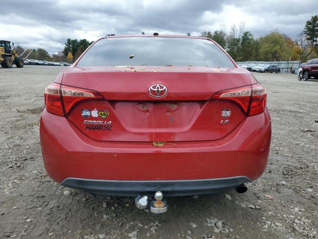 2T1BURHE3JC996435 - 2018 TOYOTA COROLLA L Kırmızı fotoğraf 6
