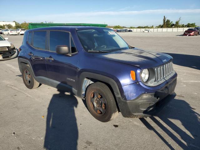 ZACCJAAB6HPF91280 - 2017 JEEP RENEGADE SPORT ლურჯი ფოტო 4