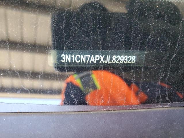 3N1CN7APXJL829328 - 2018 NISSAN VERSA S BLACK photo 13