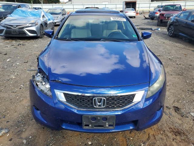1HGCS1B84AA013055 - 2010 HONDA ACCORD EXL BLUE photo 5