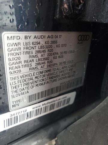 WA1LHAF72HD053345 - 2017 AUDI Q7 PREMIUM PLUS Azul foto 13