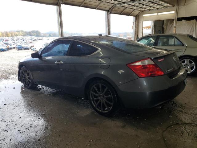 1HGCS22819A000118 - 2009 HONDA ACCORD EXL GRAY photo 2