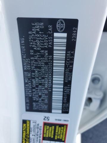4T1DAACK4SU205216 - 2025 TOYOTA CAMRY XSE თეთრი ფოტო 13