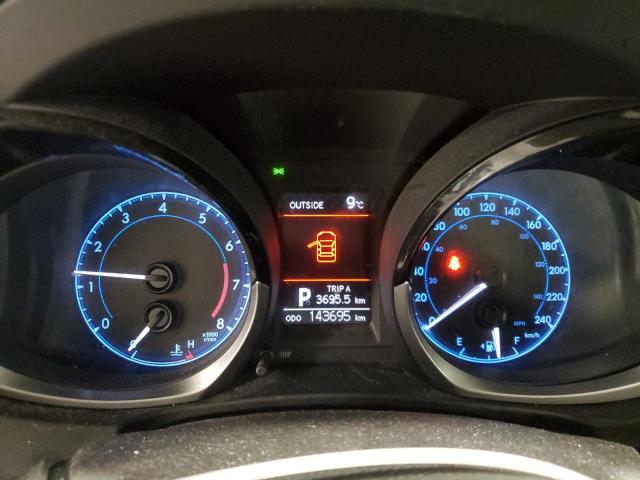 2T1BURHE0GC737698 - 2016 TOYOTA COROLLA L Szary zdjęcie 9