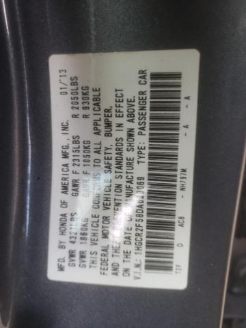 1HGCR2F58DA099069 - 2013 HONDA ACCORD SPORT GRAY photo 12