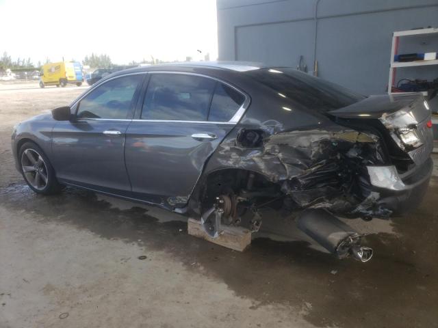 1HGCR2F58DA099069 - 2013 HONDA ACCORD SPORT GRAY photo 2