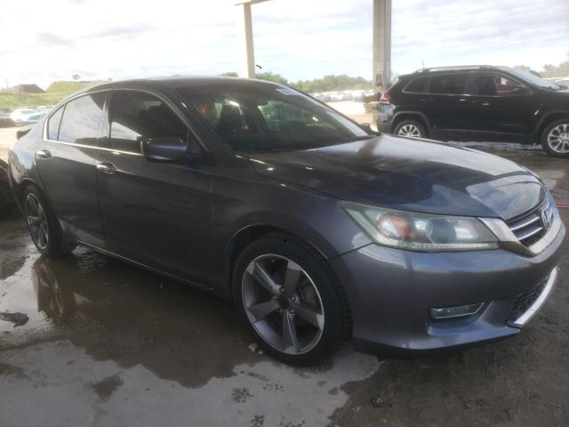 1HGCR2F58DA099069 - 2013 HONDA ACCORD SPORT GRAY photo 4