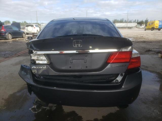 1HGCR2F58DA099069 - 2013 HONDA ACCORD SPORT GRAY photo 6