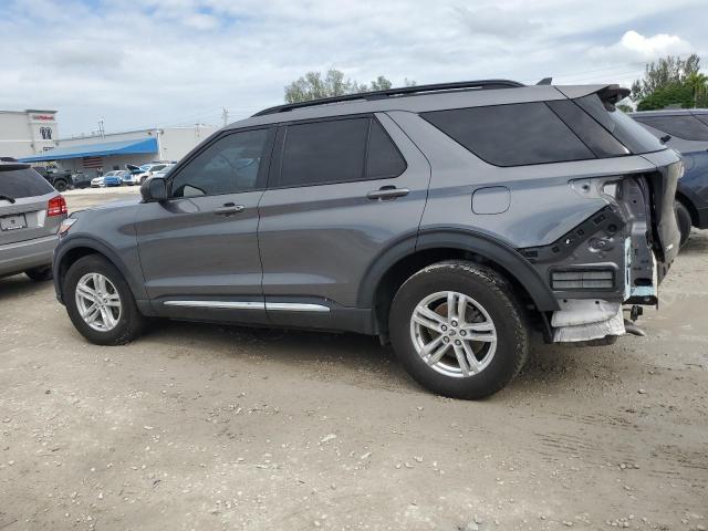 1FMSK8DH1MGB35451 - 2021 FORD EXPLORER XLT ნაცრისფერი ფოტო 2