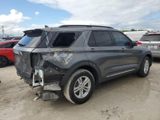 1FMSK8DH1MGB35451 - 2021 FORD EXPLORER XLT ნაცრისფერი ფოტო 3