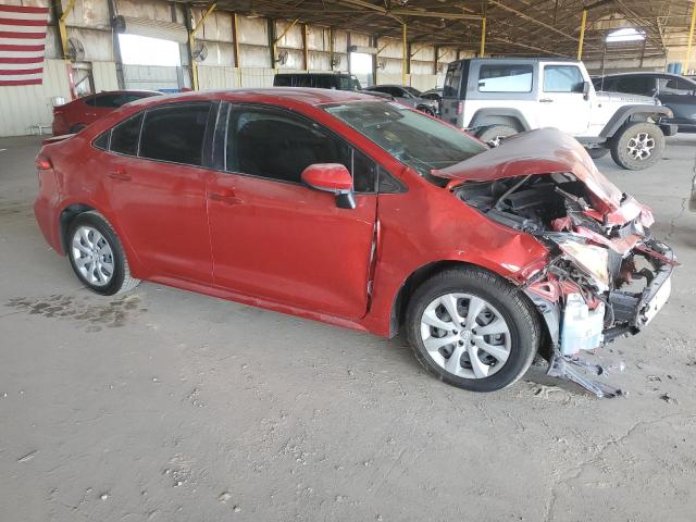 JTDEPRAE6LJ048603 - 2020 TOYOTA COROLLA LE RED photo 4