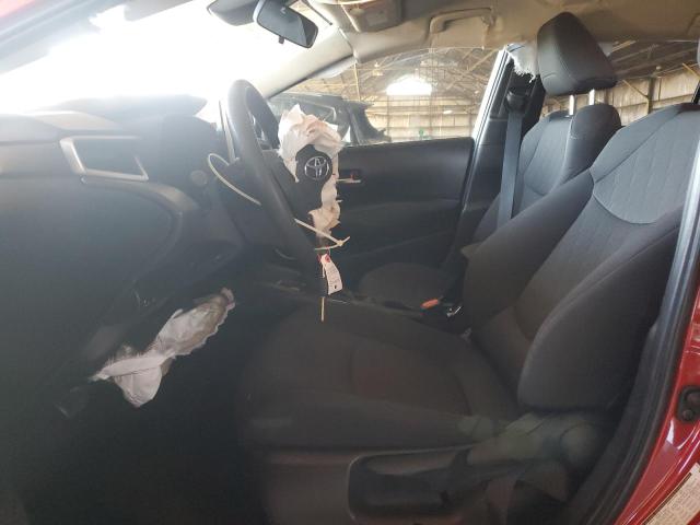 JTDEPRAE6LJ048603 - 2020 TOYOTA COROLLA LE RED photo 7