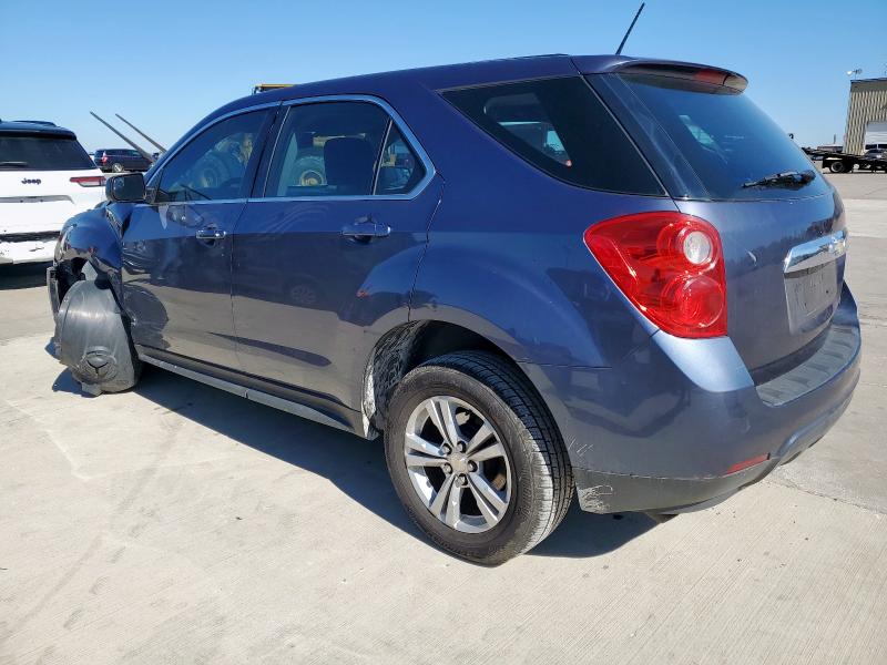 2GNALBEK5D6162910 - 2013 CHEVROLET EQUINOX LS 蓝色 照片 2