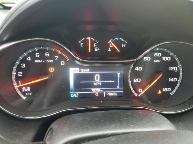 3G1BE6SM2JS650335 - 2018 CHEVROLET CRUZE LT ვერცხლისფერი ფოტო 9