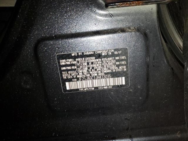 JF2SJAGC1JH433035 - 2018 SUBARU FORESTER 2.5I PREMIUM 灰色 照片 13