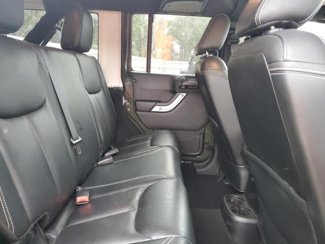 1C4BJWEG0FL696686 - 2015 JEEP WRANGLER U SAHARA GREEN photo 10