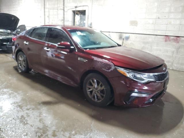 5XXGT4L30KG329169 - 2019 KIA OPTIMA LX Бордовый фото 4
