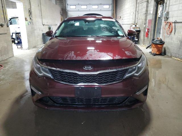 5XXGT4L30KG329169 - 2019 KIA OPTIMA LX Бордовый фото 5