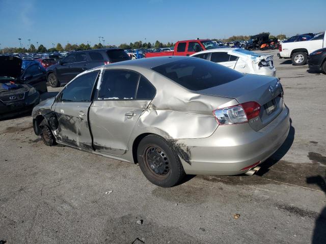 3VW2K7AJ5EM250662 - 2014 VOLKSWAGEN JETTA BASE BEIGE photo 2