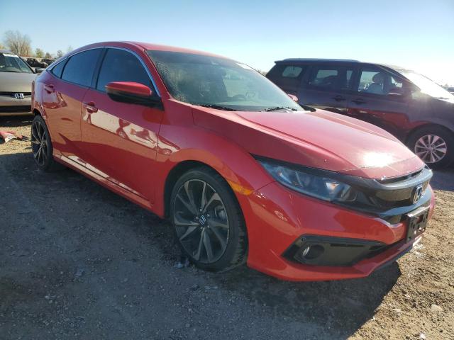 2HGFC2F86KH593163 - 2019 HONDA CIVIC SPORT 红色 照片 4