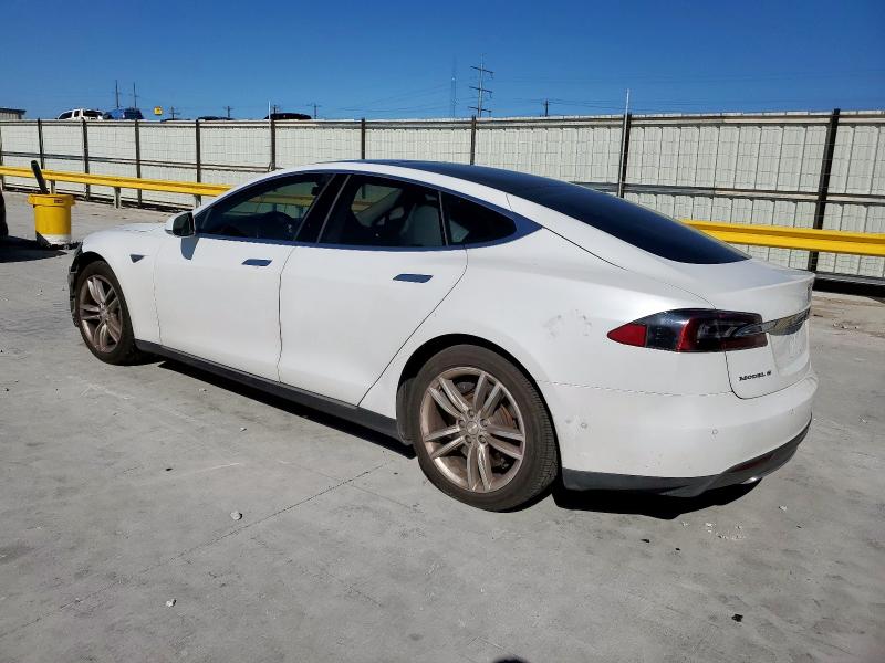 5YJSA1S13EFP66086 - 2014 TESLA MODEL S Beyaz fotoğraf 2