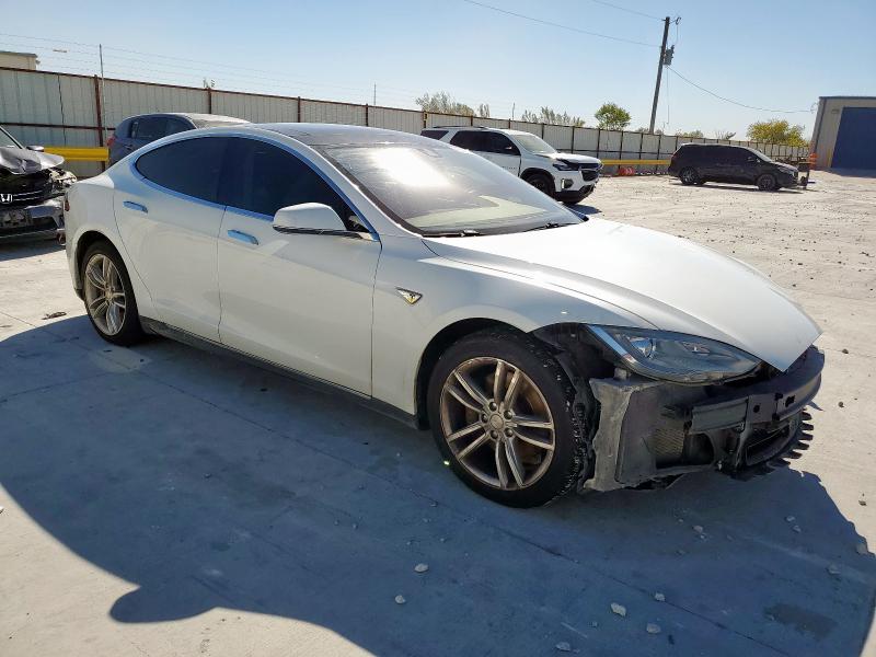 5YJSA1S13EFP66086 - 2014 TESLA MODEL S Beyaz fotoğraf 4