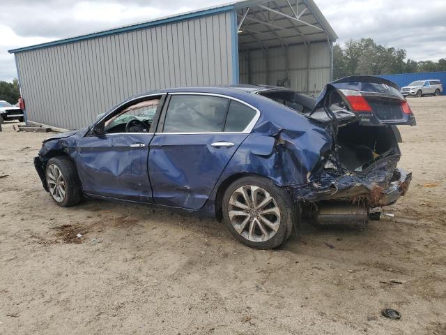 1HGCR2F58DA066282 - 2013 HONDA ACCORD SPORT Niebieski zdjęcie 2