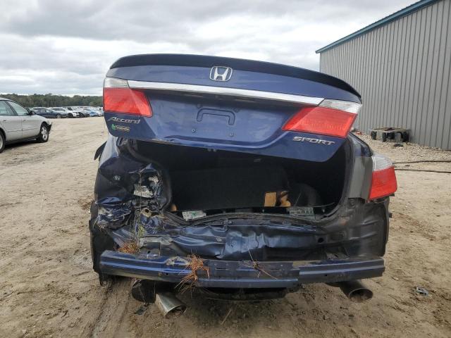 1HGCR2F58DA066282 - 2013 HONDA ACCORD SPORT Niebieski zdjęcie 6