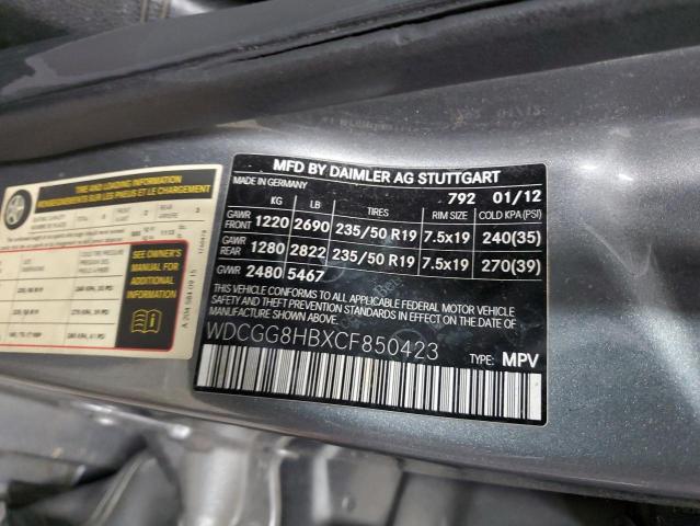 WDCGG8HBXCF850423 - 2012 MERCEDES-BENZ GLK 350 4MATIC SILVER photo 13