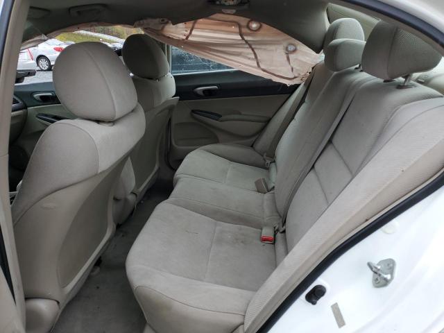 19XFA1F50BE026785 - 2011 HONDA CIVIC LX WHITE photo 10