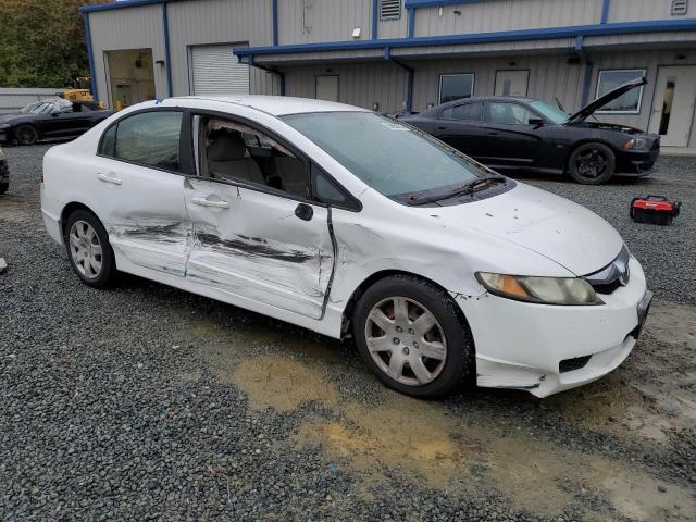 19XFA1F50BE026785 - 2011 HONDA CIVIC LX WHITE photo 4