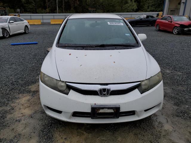 19XFA1F50BE026785 - 2011 HONDA CIVIC LX WHITE photo 5