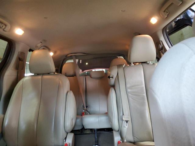 5TDYK3DC0DS398722 - 2013 TOYOTA SIENNA XLE BLUE photo 10