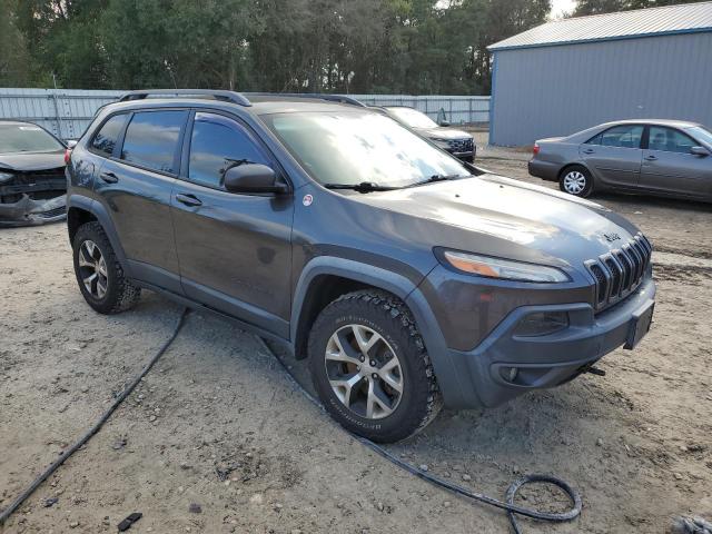 1C4PJMBS8GW124610 - 2016 JEEP CHEROKEE TRAILHAWK GRAY photo 4